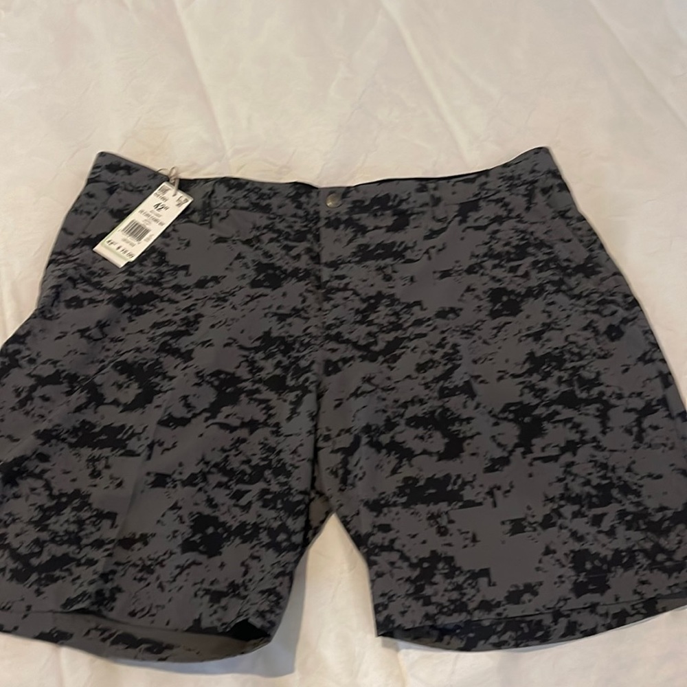 Men’s Adidas black and grey camo shorts. Brand new with tags.